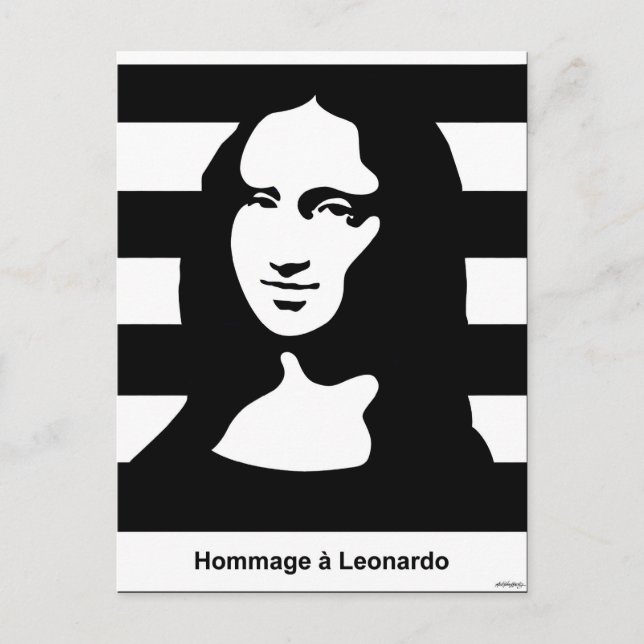 Mona Lisa Postcard (Front)