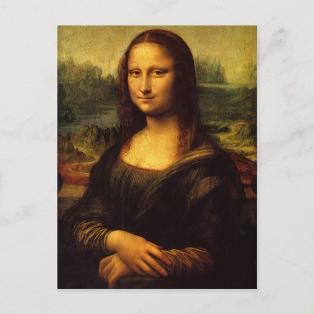 Mona Lisa Postcard (Front)