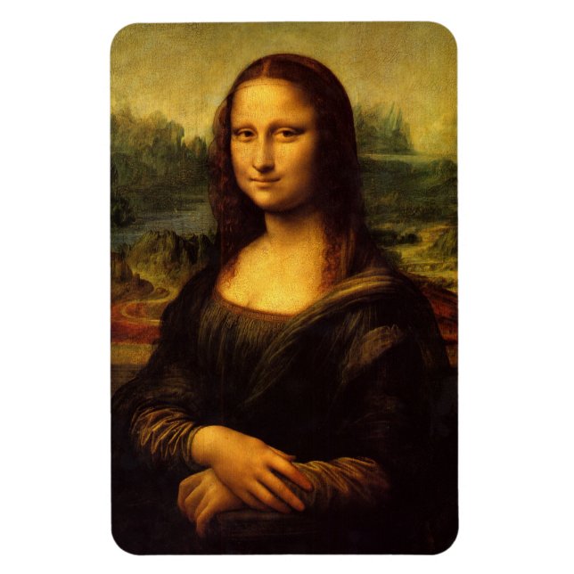Mona Lisa Premium Flexi Magnet (Vertical)
