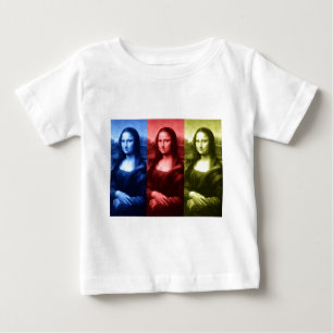 Mona Lisa Primary Colours Baby T-Shirt