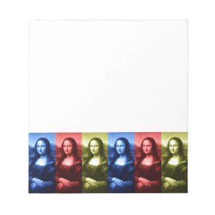 Mona Lisa Primary Colours Notepad