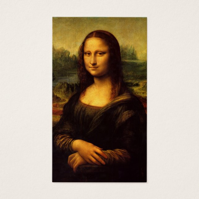 Mona Lisa Profile Card (Front)