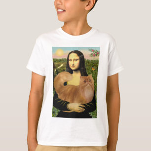 Mona Lisa - Red Persian cat T-Shirt