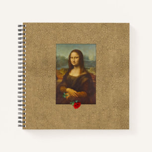 Mona Lisa Rose Notebook