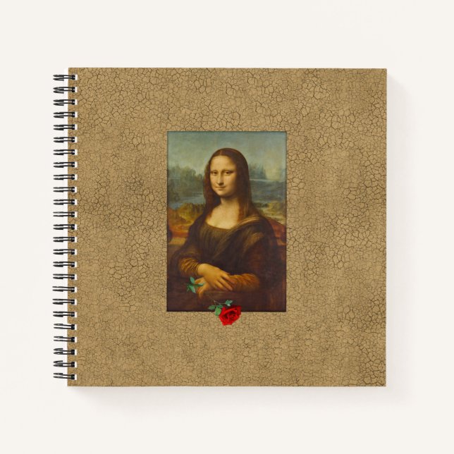 Mona Lisa Rose Notebook (Front)