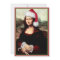 Mona Lisa Santa Hat Christmas