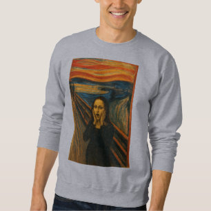 Mona Lisa scream Sweatshirt