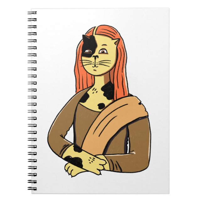 Mona Lisa sketchbook Notebook (Front)