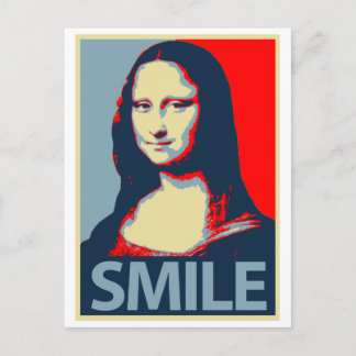 Mona Lisa Smile Postcard