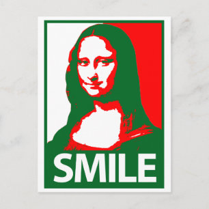 Mona Lisa Smile Postcard