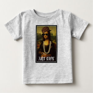 Mona Lisa Thug Life Art Life Baby T-Shirt
