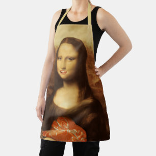 Mona Lisa Valentine's Day Apron