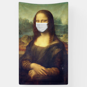 Mona Lisa Via Corona Virus Banner