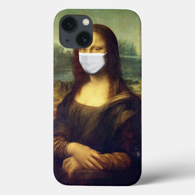 Mona Lisa Via Corona Virus Case-Mate iPhone Case (Back)
