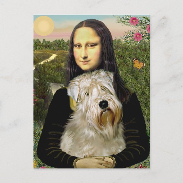 Mona Lisa - Wheaten Terrier 1 Postcard (Front)
