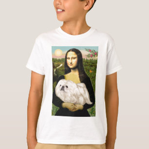 Mona Lisa - White Pekingese (#4) T-Shirt