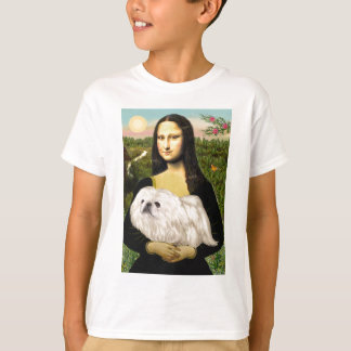 Mona Lisa - White Pekingese (#4) T-Shirt