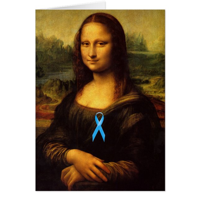Mona Lisa With Blue Ribbon (Front)