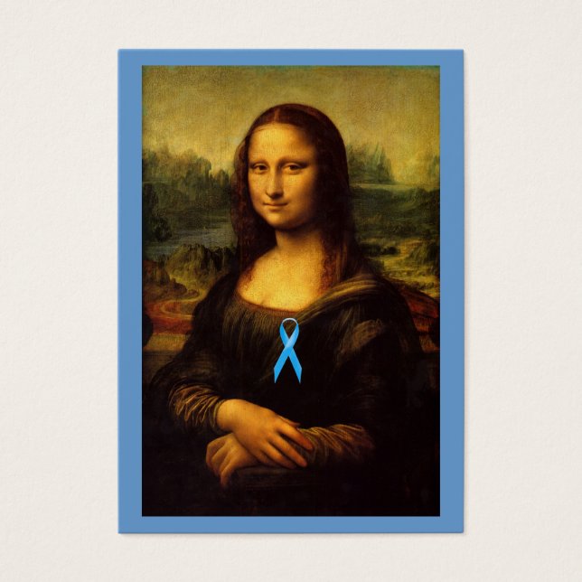 Mona Lisa With Blue Ribbon (Front)