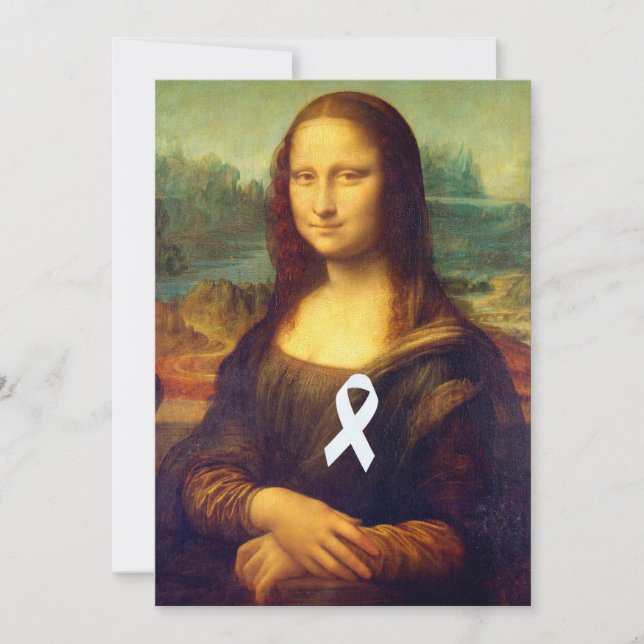 Mona Lisa With White Ribbon (Front)