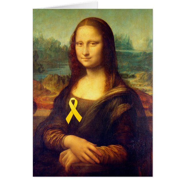 Mona Lisa With Yellow Ribbon (Front)