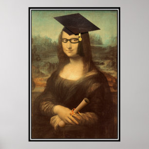 Mona Lisa's Graduation Day Poster