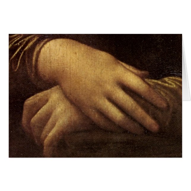 Mona Lisa's Hand by Leonardo da Vinci c. 1505-1513 (Front Horizontal)