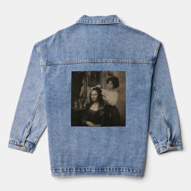 Mona Lisa's Salon Day Denim Jacket (Back)