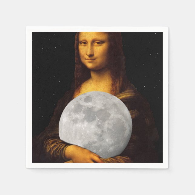Mona Moona Lisa Napkin (Front)