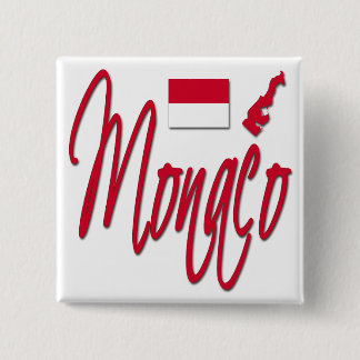 Monaco 15 Cm Square Badge