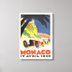 Monaco 17 Avril 1932 Canvas Print