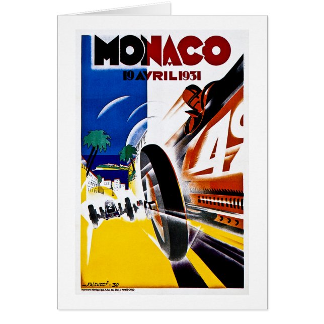 Monaco 1931 Grand Prix - Vintage Race Poster (Front)