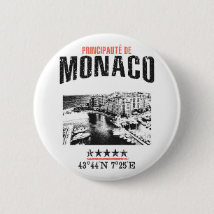 Monaco 6 Cm Round Badge