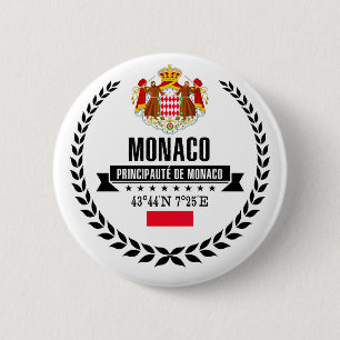 Monaco 6 Cm Round Badge