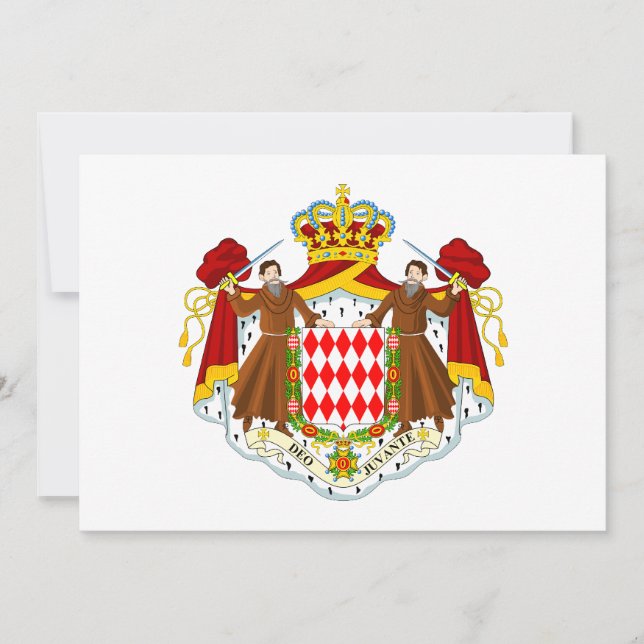 Monaco Coat of Arms (Front)