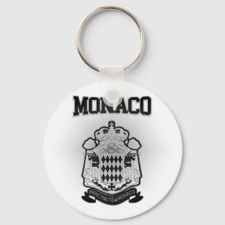 Monaco Coat of Arms Key Ring