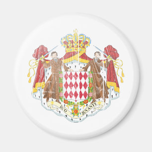 Monaco Coat Of Arms Magnet