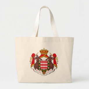 Monaco Coat of Arms Tote Bag