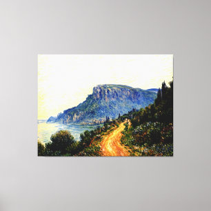 Monaco Corniche Canvas Print