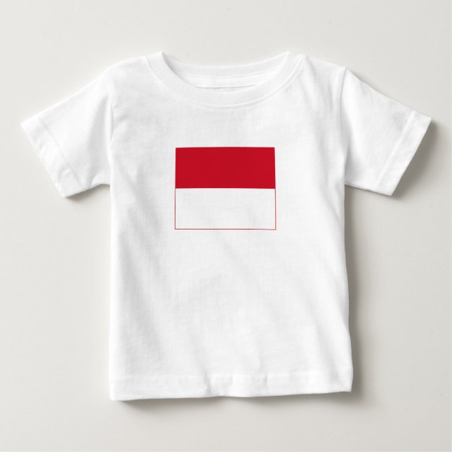 Monaco Flag Baby T-Shirt (Front)
