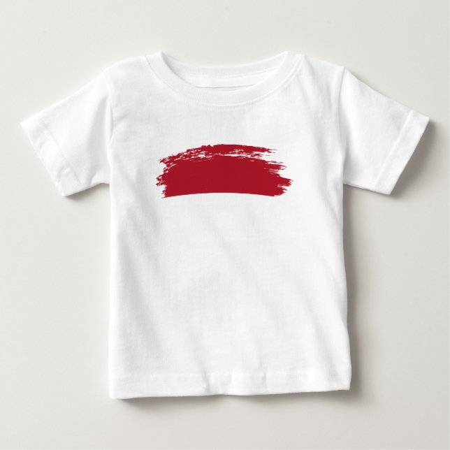 Monaco flag baby T-Shirt (Front)