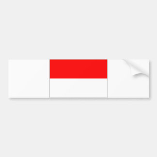 Monaco Flag Bumper Sticker