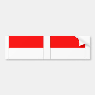 Monaco flag bumper sticker