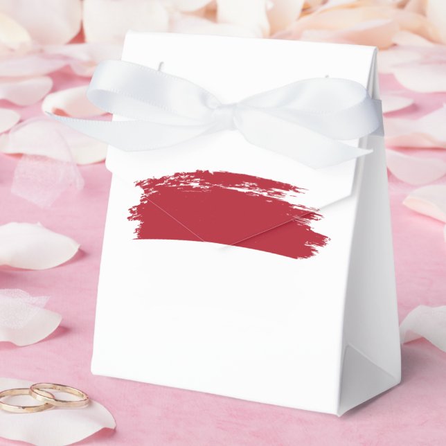 Monaco flag favour box (Wedding)