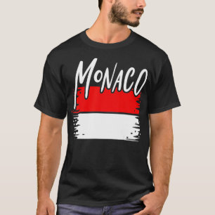 Monaco Flag Gift T-Shirt