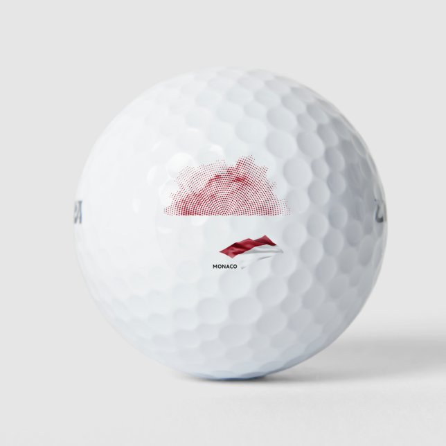 Monaco flag golf balls (Front)