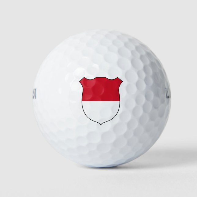 Monaco Flag Grand Patriotic Golf Balls (Front)