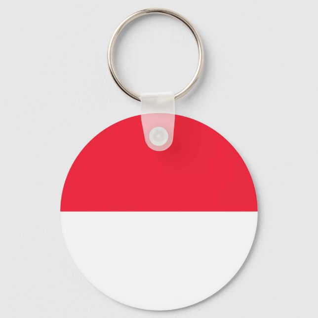 Monaco Flag Key Ring (Front)