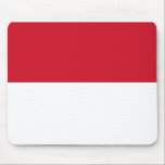 Monaco Flag Mouse Pad<br><div class="desc">Customizable World Flag Products - Please feel free to add your own text.</div>