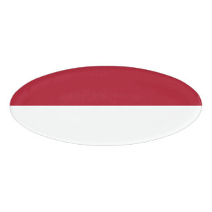Monaco flag name tag
